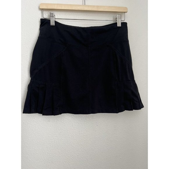 Athleta Dresses & Skirts - ATHLETA Pleated Skirt Skort Tennis Golf Black Women’s Small Excellent Shorts